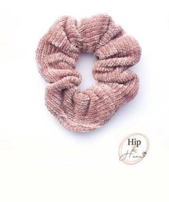 scrunchie-elastiek-winter-zacht-roze
