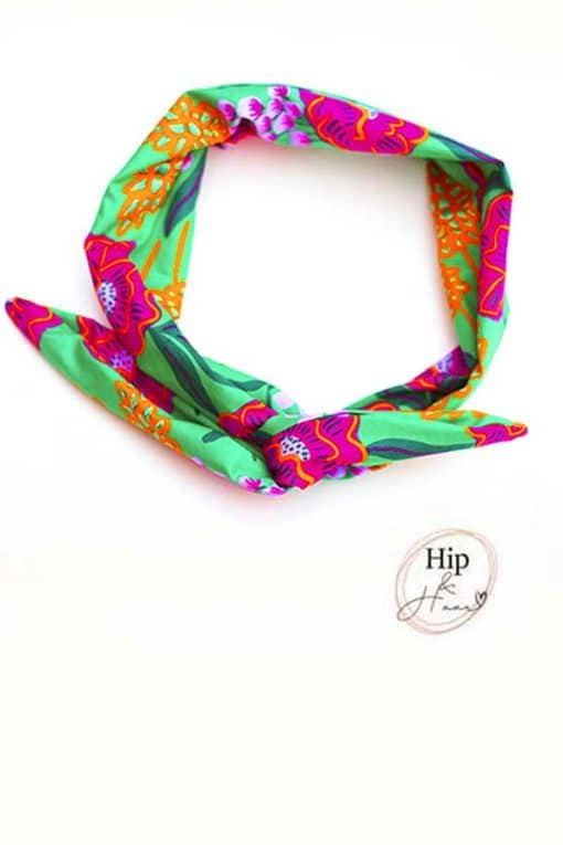 Bandeau-haarband-Nerida-Flower-green